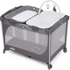 Манеж Commuter Change & Snooze with Bassinet Linen Grey JOIE