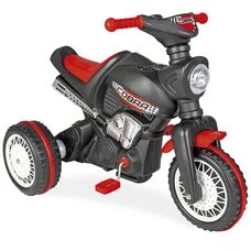 Педальный мотоцикл Cobra PILSAN Black/Черный,92*58,5*70 cm