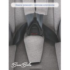 Детское автокресло 0-18 кг BAMBOLA Bambino Серебро соты