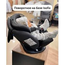 Автокресло MINORI ISOFIX 360° BAMBOLA 0-36 кг Темно Серый