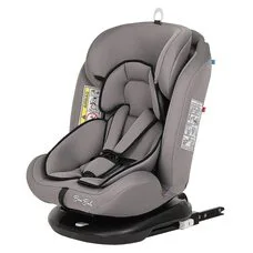 Автокресло MINORI ISOFIX 360° BAMBOLA 0-36 кг Светло Серый