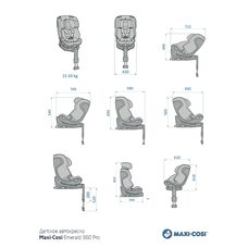 Детское автокресло 0-36 кг Maxi-Cosi Emerald 360 Pro Authentic Blue