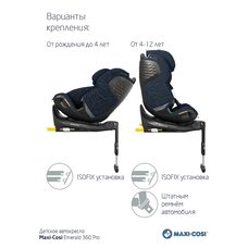 Детское автокресло 0-36 кг Maxi-Cosi Emerald 360 Pro Authentic Blue