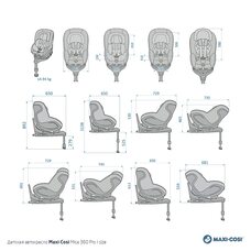 Детское автокресло с базой Isofix 0-18 кг Maxi-Cosi Mica Pro 360 Authentic black