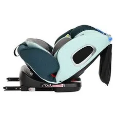 Автокресло поворотное Roys IsoFix Pituso Изумрудно-Серый 0-36 кг