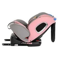 Автокресло поворотное Roys IsoFix Pituso Розово-Серый 0-36 кг