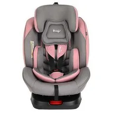 Автокресло поворотное Roys IsoFix Pituso Розово-Серый 0-36 кг