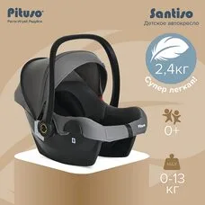 Детское автокресло Santiso Pituso Grey