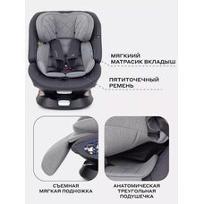 Автокресло детское RANT NITRO PLUS isofix Grey