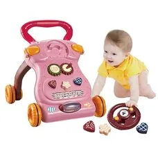 Ходунки каталка Робби Pituso Pink
