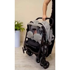 Коляска для двойни Joie Aire Twin PEBBLE