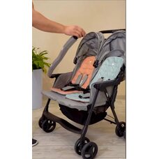 Коляска для двойни Joie Aire Twin PEBBLE