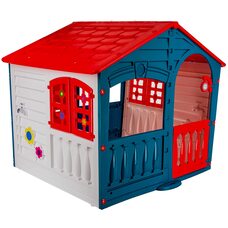Игровой домик PALPLAY синий красный 
