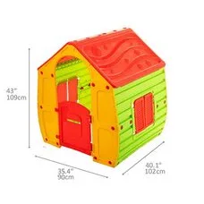 Игровой Домик STARPLAY Magical House Classic Green Red