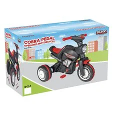 Педальный мотоцикл Cobra PILSAN Black/Черный,92*58,5*70 cm