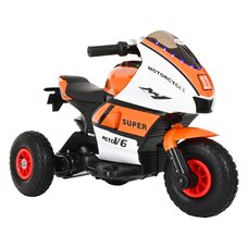 Электромотоцикл детский 5188 PITUSO 6V/4Ah*2 White-orange 