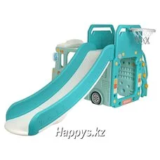 Горка Игровой комплекс Веселый Автобус PITUSO Green
