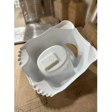 Детский горшок LITTLE BUNNIES КРОЛИКИ белый ТЕГА