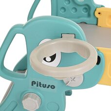 Горка Мопсик PITUSO с баскет. кольцом Green 