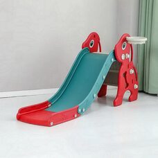 Горка Полкан PITUSO с баскет. кольцом Red