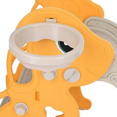 Горка Полкан PITUSO с баскет. кольцом Yellow