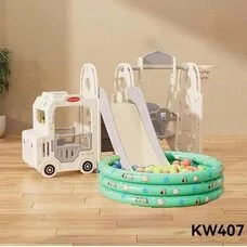 Детский игровой комплекс с бассейном white