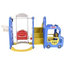 Горка-Комплекс Cute Truck PITUSO с баскет.кольцом Blue 200*198*122h