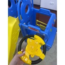 Горка-Комплекс Cute Truck PITUSO с баскет.кольцом Blue 200*198*122h