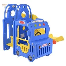 Горка Cute Truck PITUSO с баскет.кольцом Blue 180*123*100h