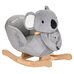 Детская качалка с сиденьем PITUSO Коала+игрушка, муз.Серый