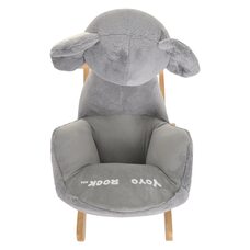 Детская качалка с сиденьем PITUSO Коала+игрушка, муз.Серый