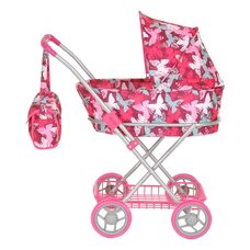Коляска для кукол PITUSO Бабочки Pink