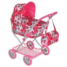 Коляска для кукол PITUSO Бабочки Pink