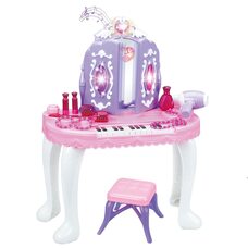Игровой набор для девочек Трюмо принцессы с пуфиком PITUSO violet