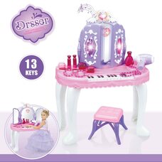 Игровой набор для девочек Трюмо принцессы с пуфиком PITUSO violet