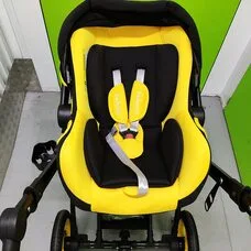 Коляска трансформер 3в1 Belecoo X6 black-Yellow