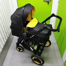 Коляска трансформер 3в1 Belecoo X6 black-Yellow