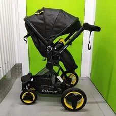 Коляска трансформер 3в1 Belecoo X6 black-Yellow