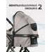 Коляска трансформер 3в1 Tomix SELESTA Grey