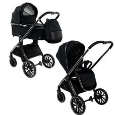 Коляска 2в1 Mayla Lux Pituso Black