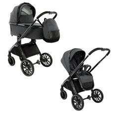 Коляска 2в1 Mayla Lux Pituso Dark Grey