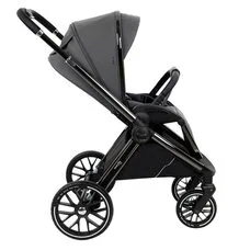 Коляска 2в1 Mayla Lux Pituso Dark Grey