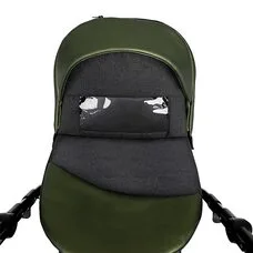 Коляска 2 в1 Nino PITUSO Antracyt Кожа Metalic Olive