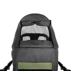 Коляска 2 в1 Nino PITUSO Antracyt Кожа Metalic Olive