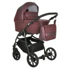 Коляска 2 в1 Nino Purple Кожа Metalic Purple PITUSO