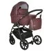 Коляска 2 в1 Nino Purple Кожа Metalic Purple PITUSO