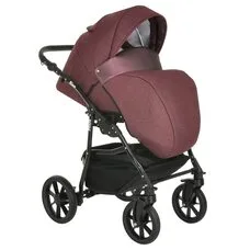 Коляска 2 в1 Nino Purple Кожа Metalic Purple PITUSO
