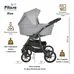 Коляска 2 в1 Nino Purple Кожа Metalic Purple PITUSO
