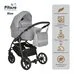 Коляска 2 в1 Nino Purple Кожа Metalic Purple PITUSO