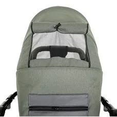 Коляска 2 в1 Nino Olive + Кожа Antracyt PITUSO